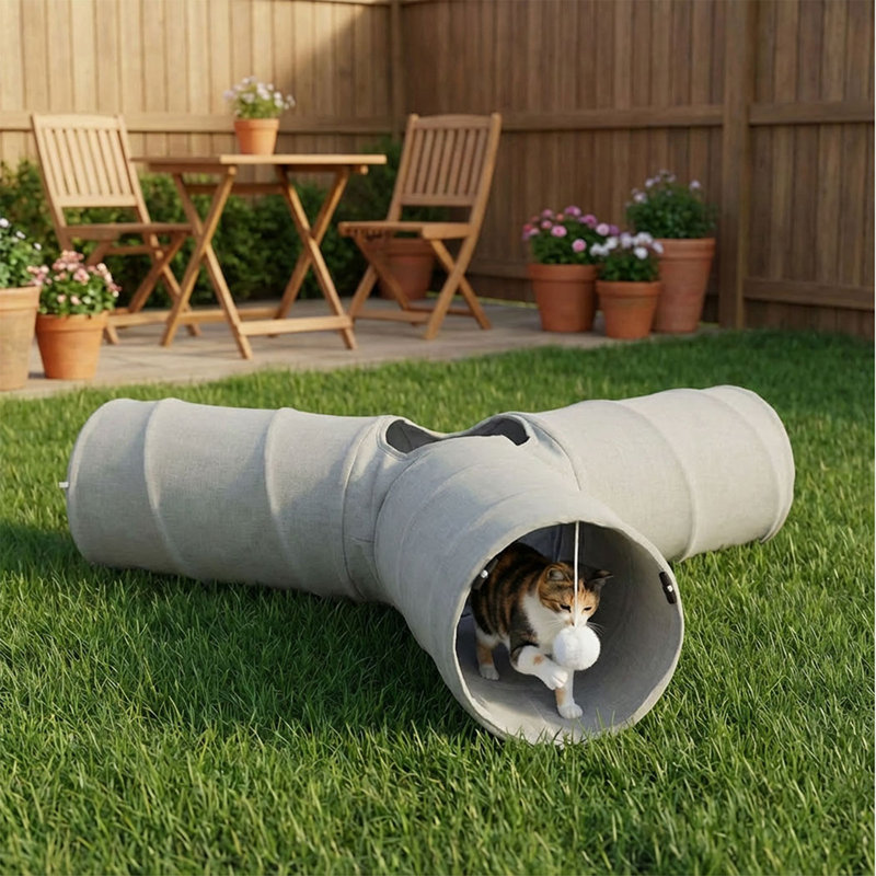 Suede Nest Pet Bed