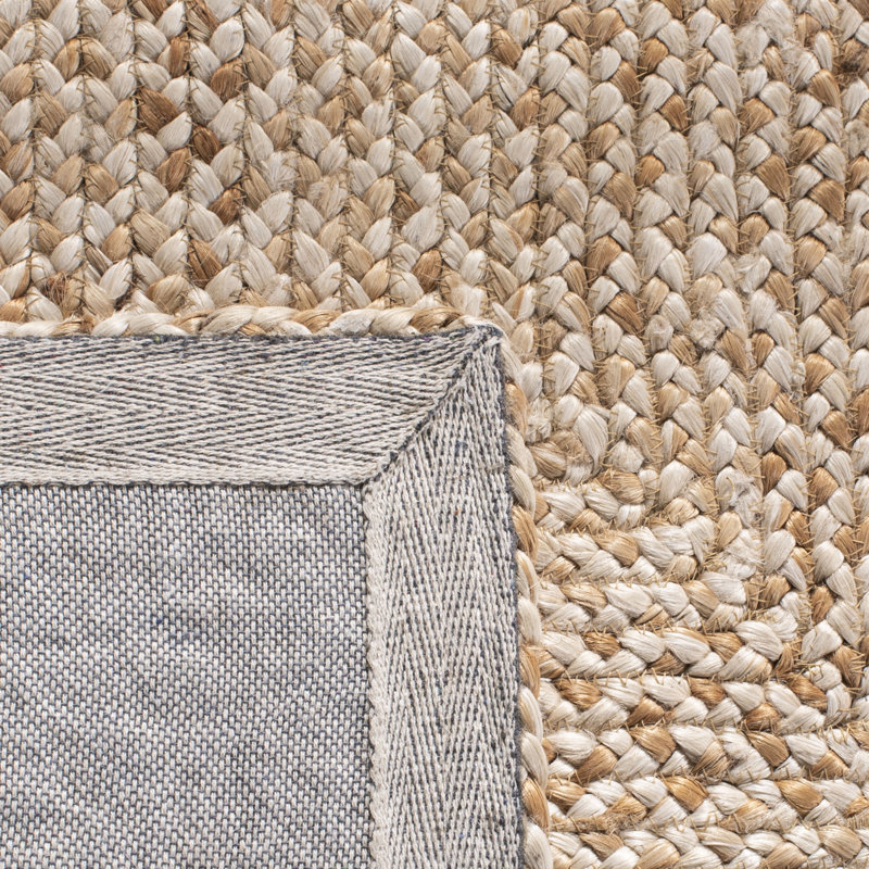 Tapis en jute et coton à tissage plat Chenoweth, Rectangle 4 pi x 6 pi