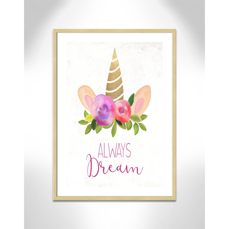 Always Dream Fantasy & Sci-Fi, 35.5" H x 25.5" W x 1.19" D, Light Champagne Box Framed