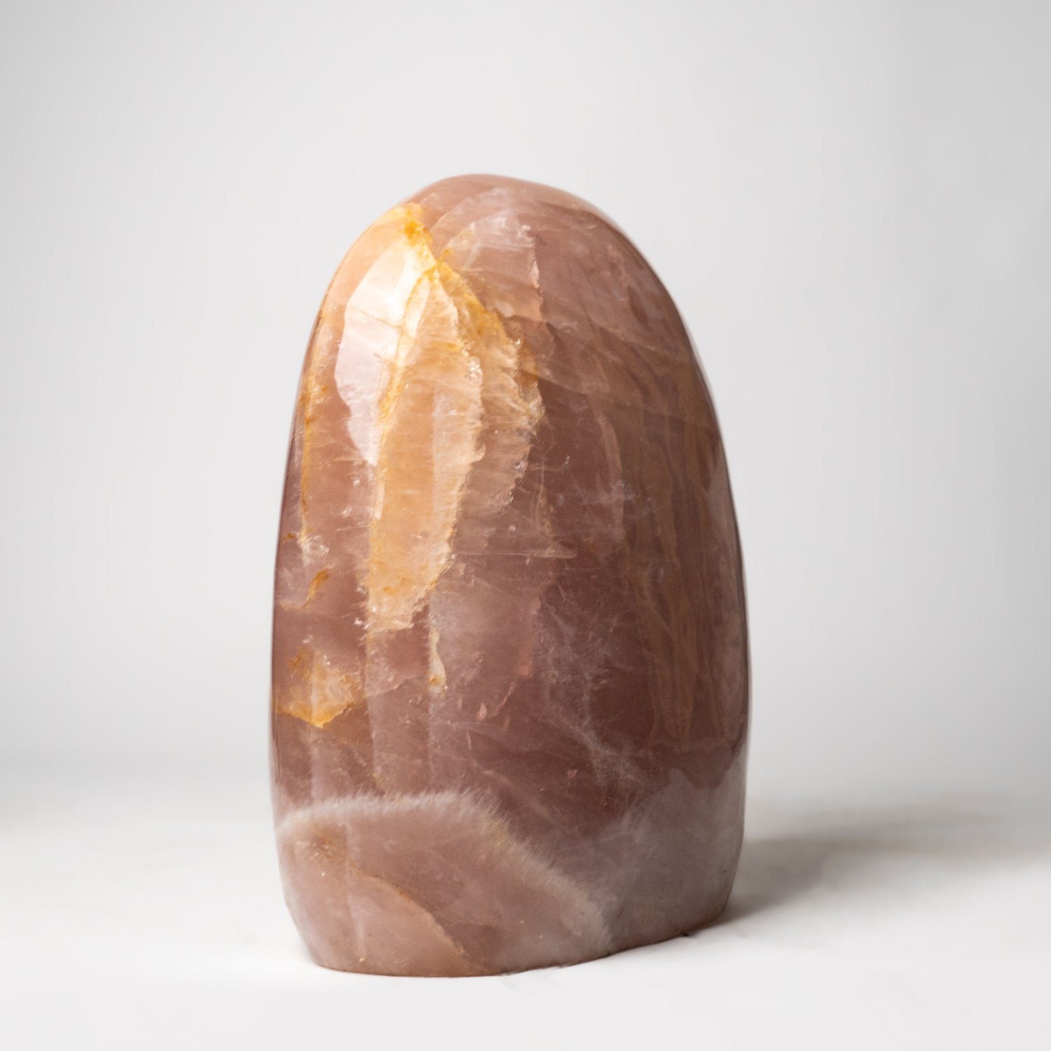 Astro Gallery of Gems Large Genuine Polished Rose Quartz Freeform