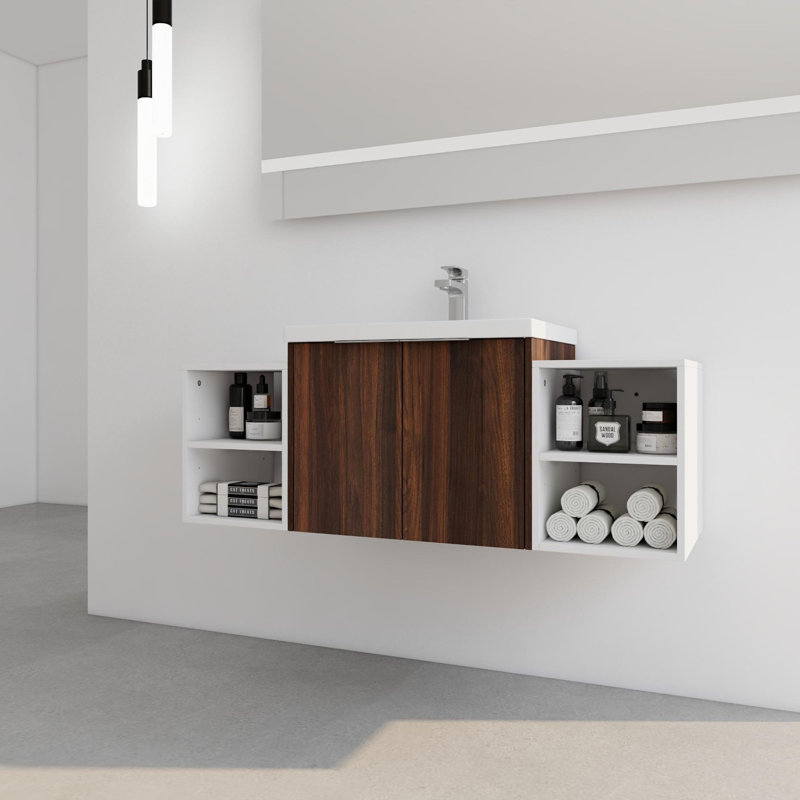 Meuble-lavabo à fermeture en douceur 48 po avec lavabo