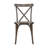 Statice Indoor And Outdoor Commercial Grade Wood Look Resin Cross Back Chair-100257487