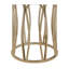 Table de bout ronde en verre