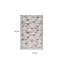 Tapis abstrait délavé beige et brun 4 pi x 6 pi