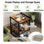 40cm W Metal Bedside Table