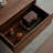 Solid oak tea table-110774208