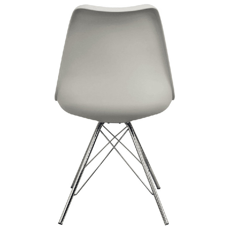 Topeka 45cm H Upholstered Side Chair, Grey