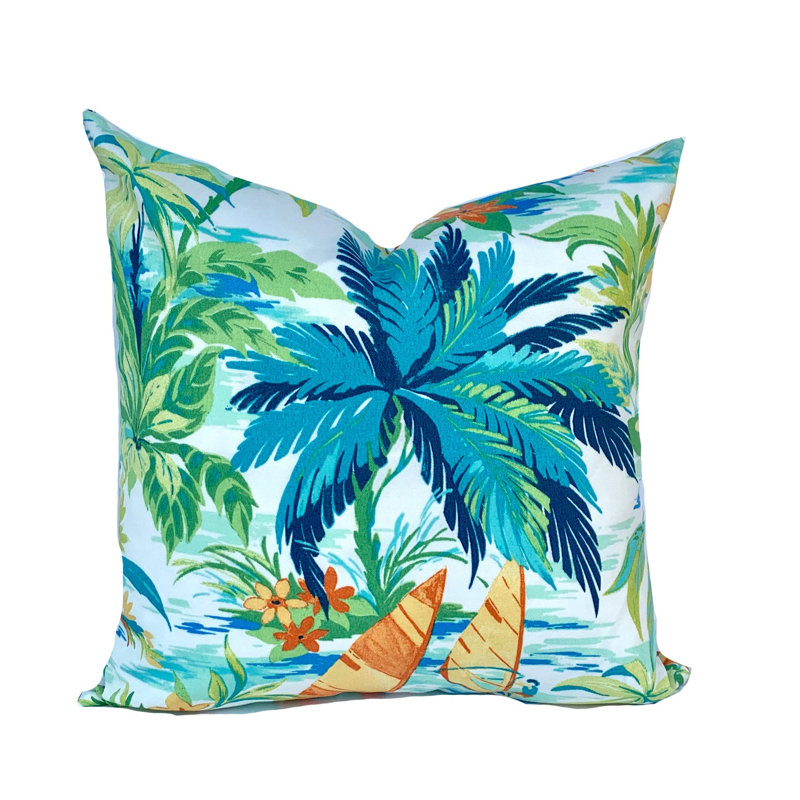  Housse de coussin intérieure / extérieure en polyester, 15,5 po x 15,5 po