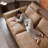 Camel Genuine Leather Modular Sofa