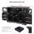 Kitchen Island with Drop Leaf, Power Outlet,4 Door Shelves-485541027