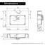 Meuble-lavabo simple mural 24 po avec surface solide avec trop-plein, 24 po, pré-assemblé-303615349-313203126-330642045