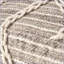 Repose-pieds repose-pieds carré en corde | 16 x 16 x 16 | Gris clair et ivoire | Gris clair | Ivoire