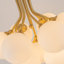 Plafonnier semi-encastré 9 lumières Mid-Century