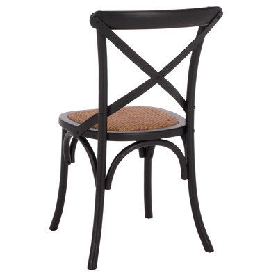 Chaise d'appoint à dossier en croix Ladores