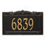 Signature Series 1-Line Wall Address Plaque-952690221-952690223-952690214