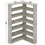 Étagère à livres H 70,9 "x l 35,2" Amertown-1341425624