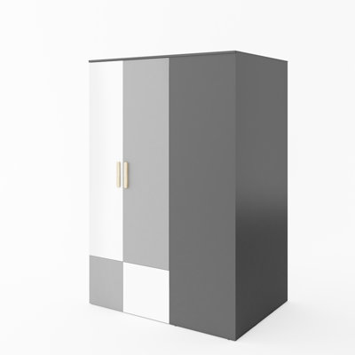 Lizann 2 Door Manufactured Wood Wardrobe