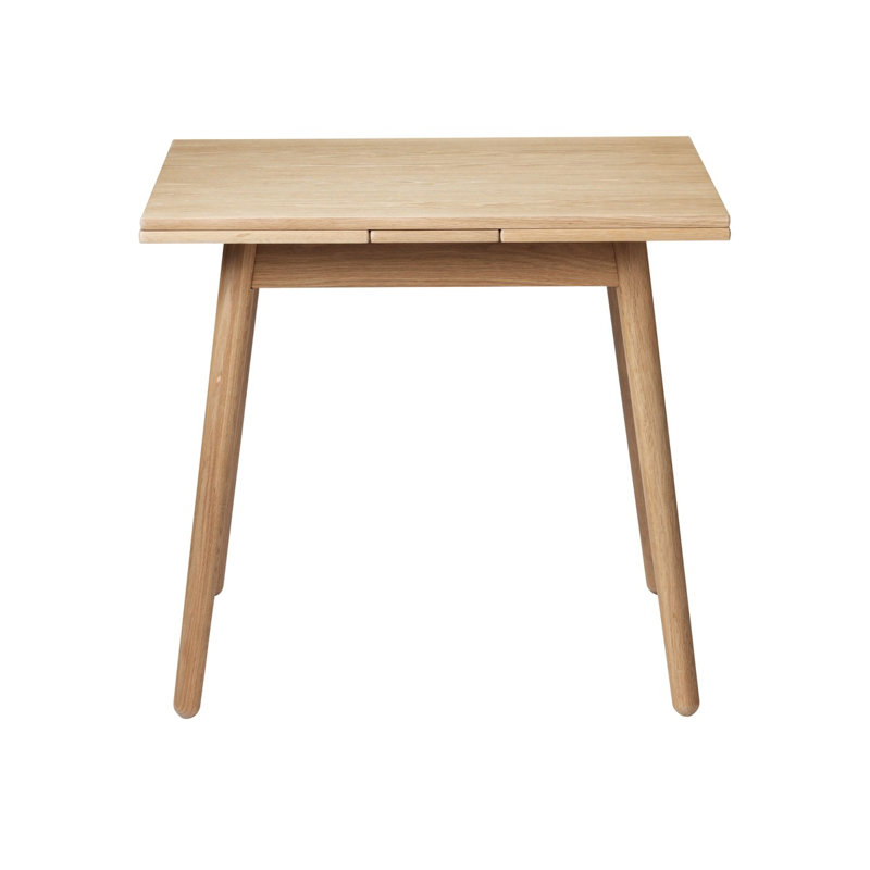 C35A Square Oak Dining Table, Nature