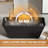 KAKUSIGA 67 Inch Solid Surface Stone Resin Freestanding Deep Soaking Bathtub