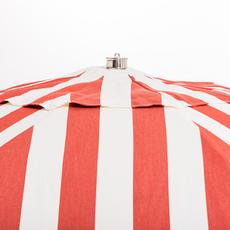 Patio 90'' W Umbrella, Red/White