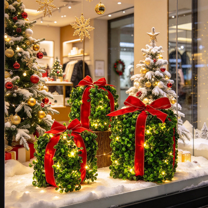 Plastic Freestanding Christmas Outdoor Lights