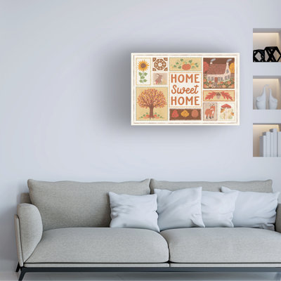 Art mural sur toile noir, Laura, Autumn