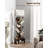 6-Tier Tree Bookshelf With Built-In Light - Rustic Brown Tall Bookcase With Storage Drawer, Adjustable Lighting For  Office/Bedroom (Anti-Tip Design)