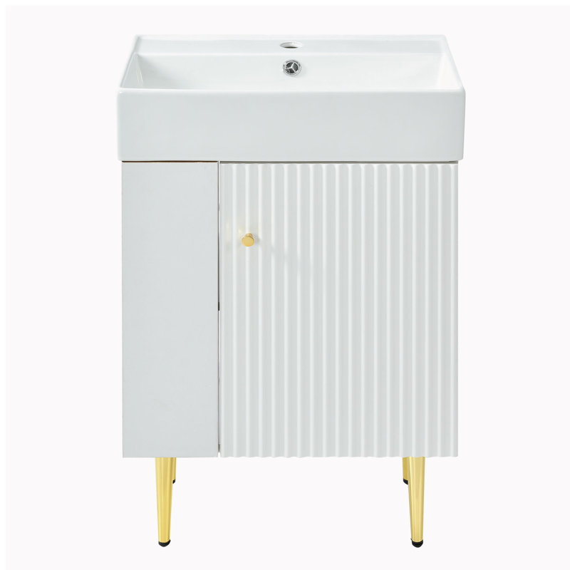 Base de meuble-lavabo Lorna seulement, Gauche
