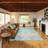 Chenille Washable Ikat Indoor / Outdoor Rug-471204940