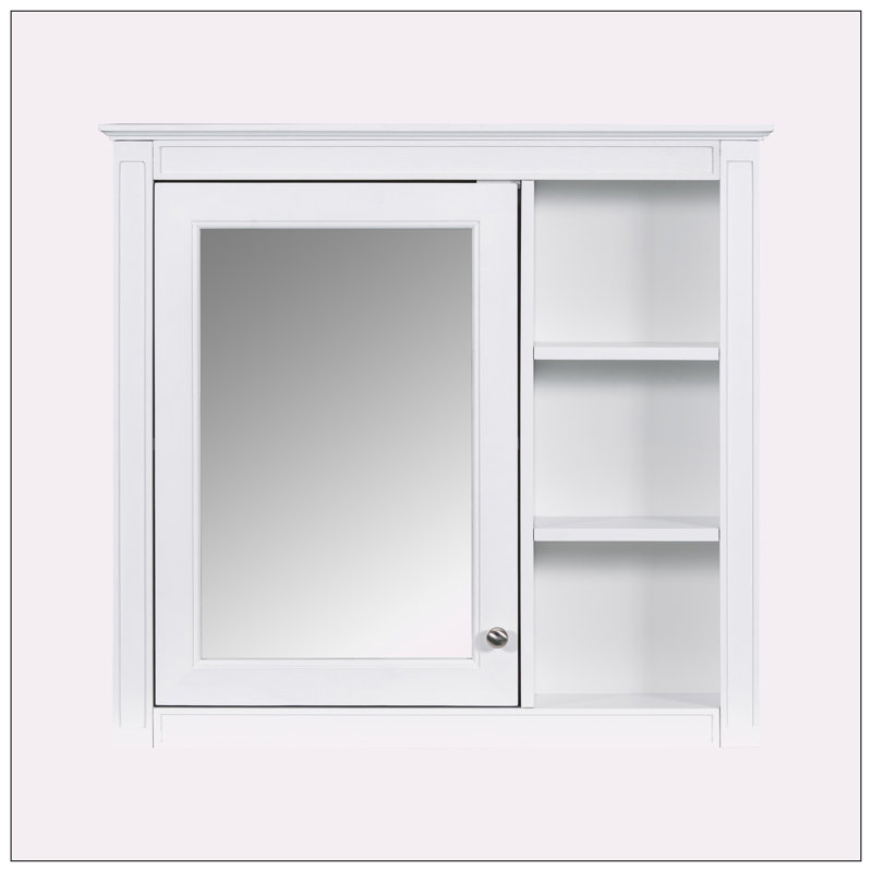 Pharmacie murale 30 "x 28", Blanc
