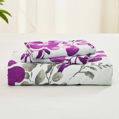 Ensemble de housse de couette pour grand lit Hitable, ensembles de literie pour grand lit en microfibre douce et respirante, ensemble de housse de couette à motif grand et confortable, avec fermeture à glissière (grand)