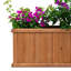 Barros Solid Cedar Rectangular Planter Box with Drainage Holes-685945626-691030465