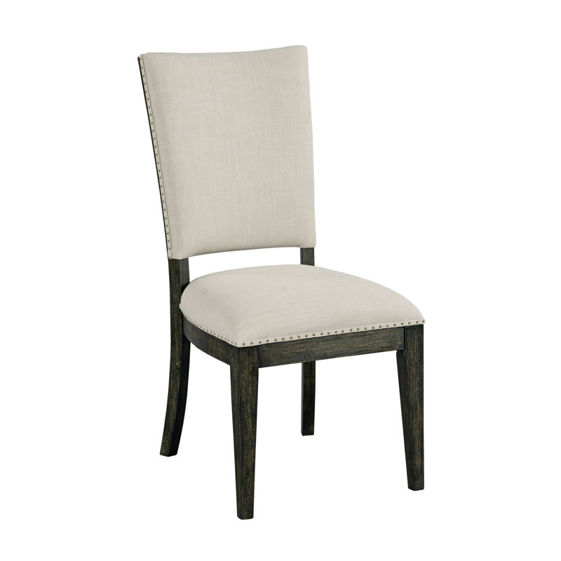 Chaise d'appoint Caliya, Noir/gris, 2