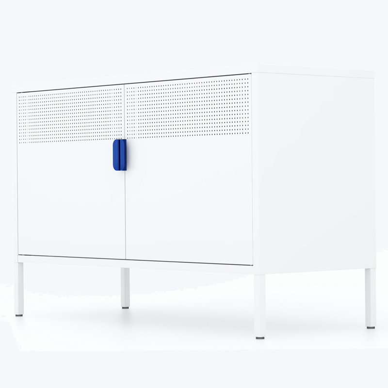 Buffet de 39,37 po de large Barbare, Blanc