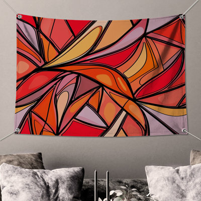 Tapisserie murale abstraite - art mural