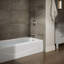 Villager 60" x 30" Alcove Soaking Cast Iron Bathtub-677815305-677815332
