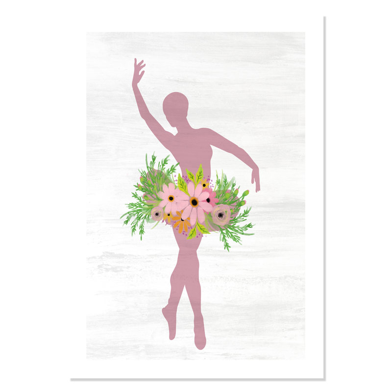 Ballet toute la journée 1, H 36 po x l 24 po x P 1 po, Papier
