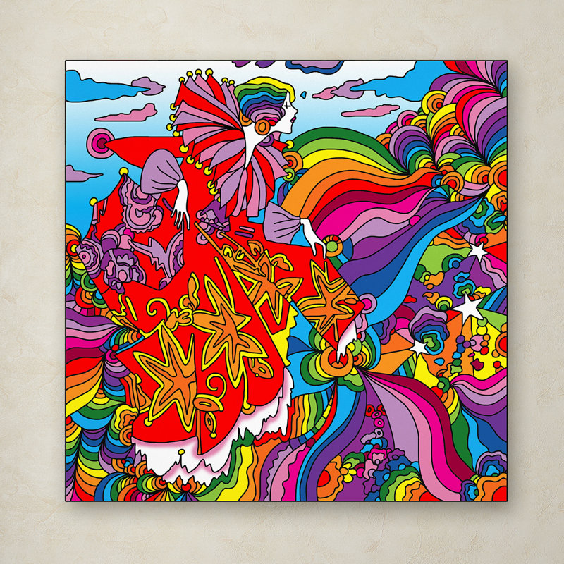 « arc-en-ciel », impression sur toile tendue, H 14 po x l 14 po