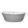 Inizio™ 65.5" x 35.625" Roll Top Freestanding Tub