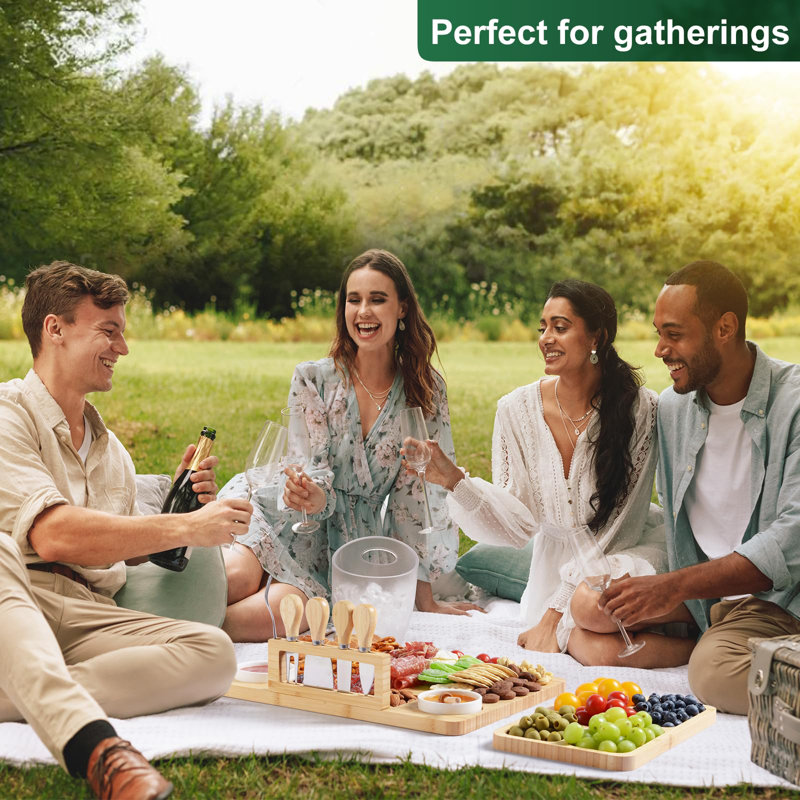 Millwood Pines Chalina Bamboo Cheese Board