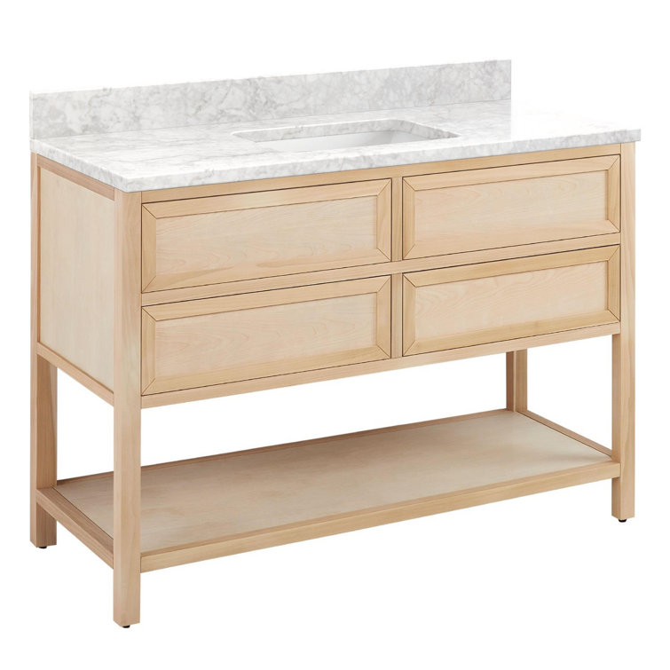 48" Robertson Single Bathroom Vanity Set with Rectangular Undermount Sink