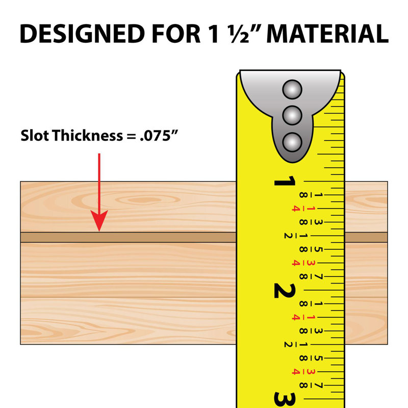 Plastic 1.5'' W x 3000'' L T-Moulding, Oak Woodgrain