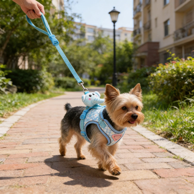 Laisse ajustable pour chien, bleu, Bum