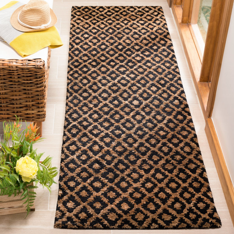 Tapis bohémien en laine, Rectangulaire 8 pi x 10 pi