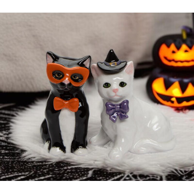 Halloween Cat Salt And Pepper