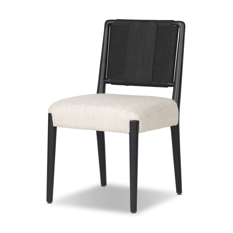 Rothler Dining Chair-Alcala Wheat, Black Brushed Ash, Essence Natural