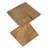Faux Wood 11.8” End Table Coffee Table Tan