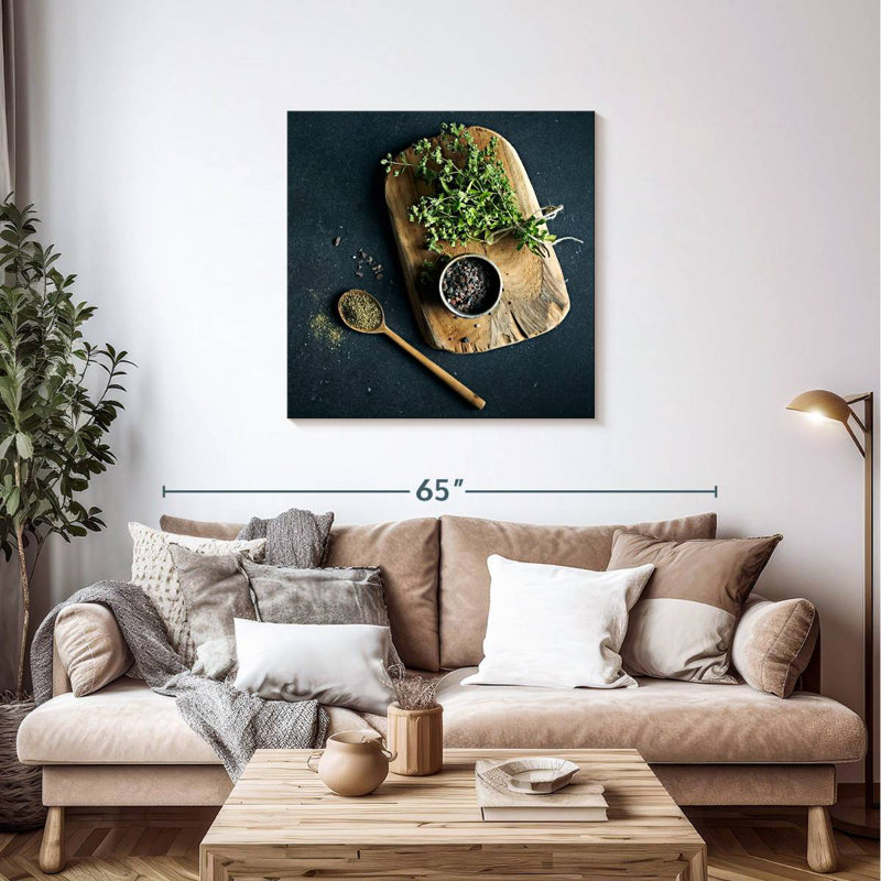 Yarlin Kitchen Herbs, 36" H x 36" W