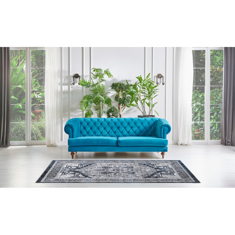 Minton Rectangle Paisley Flatweave Area Rug, Rectangle 120 x 170cm