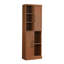 Armoire de rangement avec rangement polyvalent, finition brune